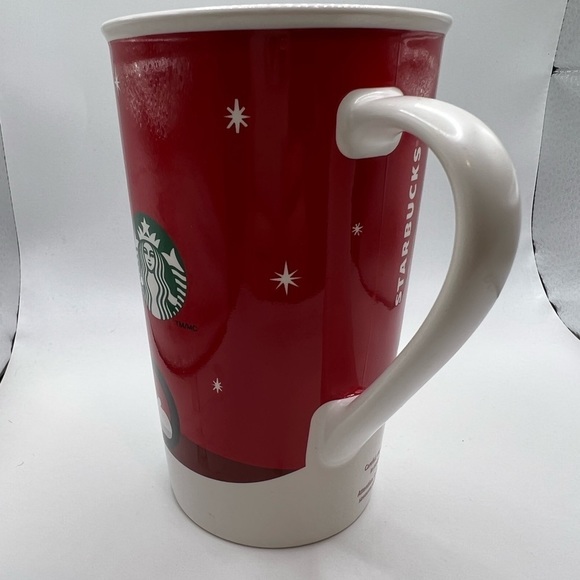 STARBUCKS 2011 Tall Christmas Coffee Mug - Picture 3 of 7